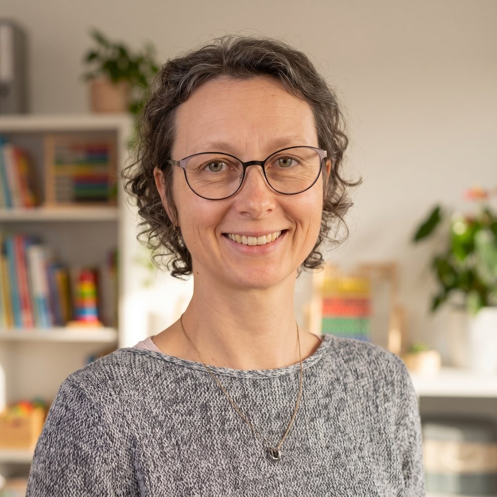 Wibke Schlegel, staatlich anerkannte Logopädin, in ihren Praxisräumen